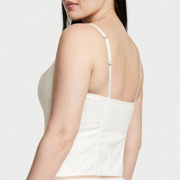 RARE Victoria's Secret White Cotton Corset - Picture 3 of 3